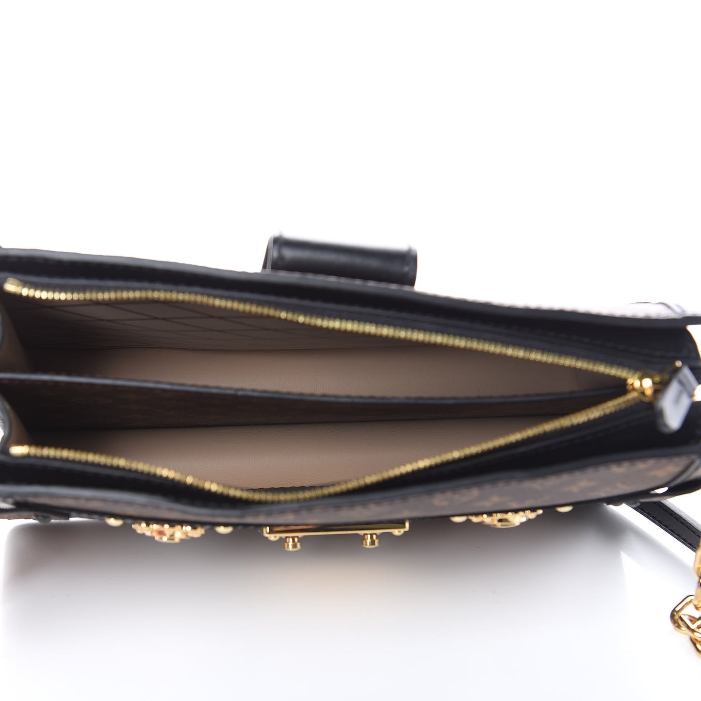 Reverse Monogram Trunk Clutch