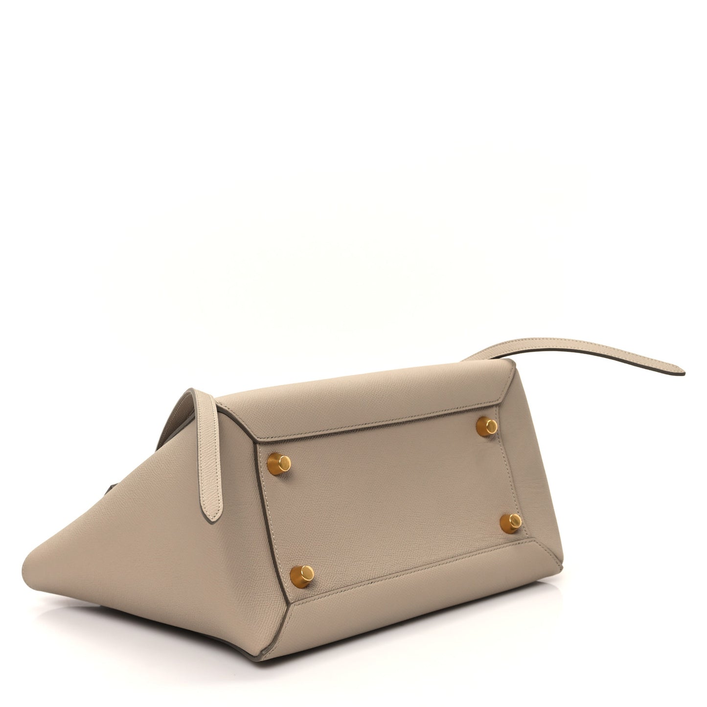 Grained Calfskin Mini Belt Bag Light Taupe