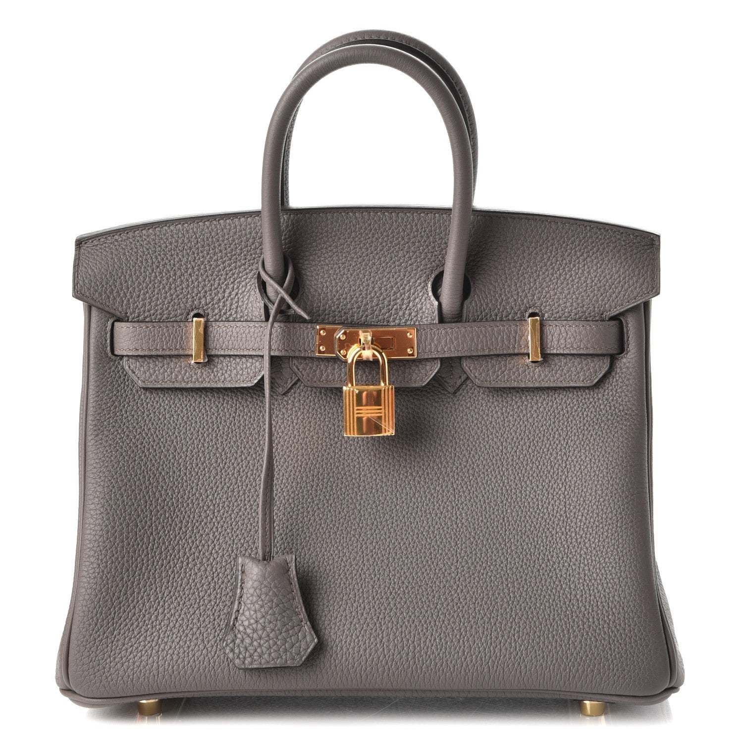 Hermes Togo Birkin 25 Etain 1 of 38