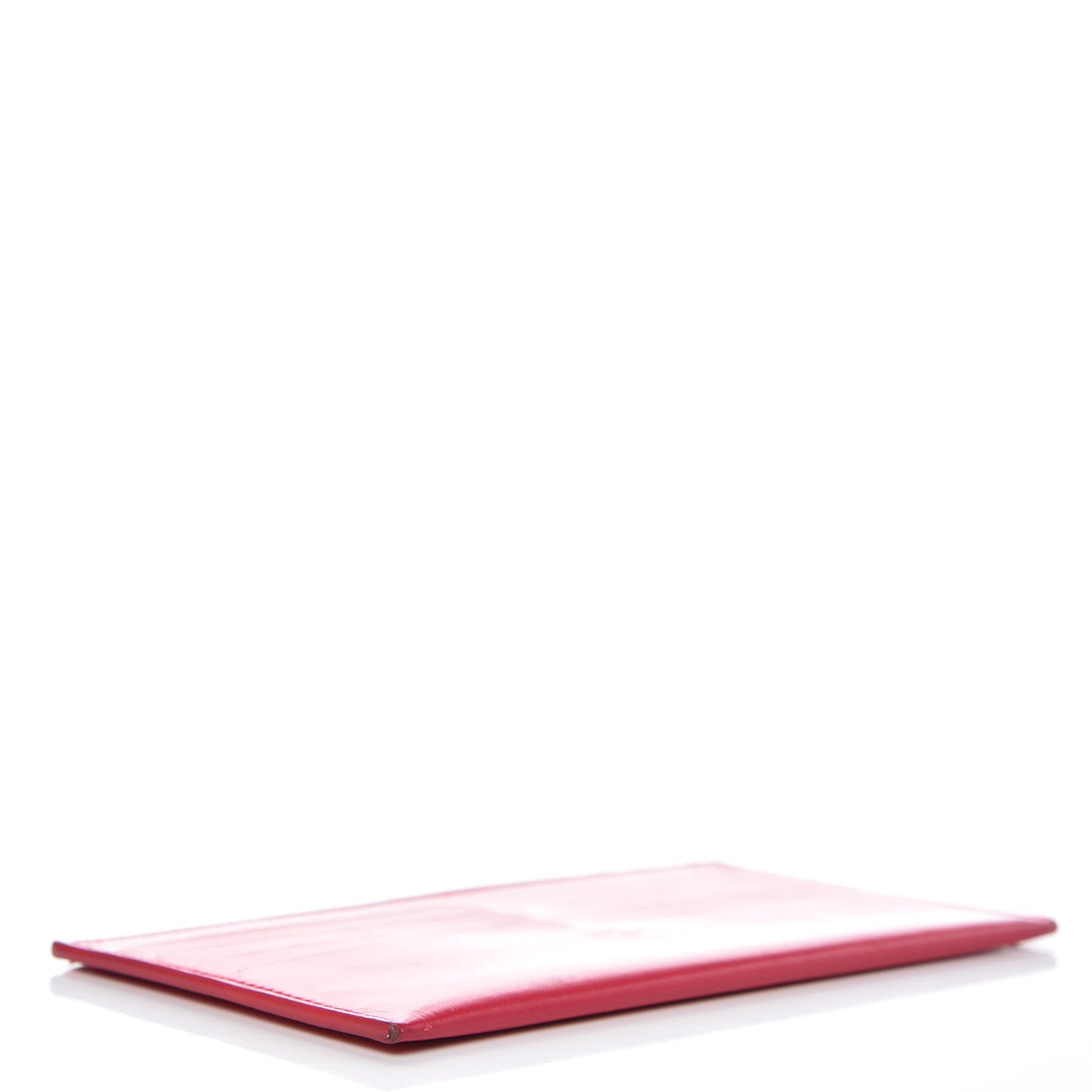 Calfskin Felicie Card Holder Insert Hot Pink