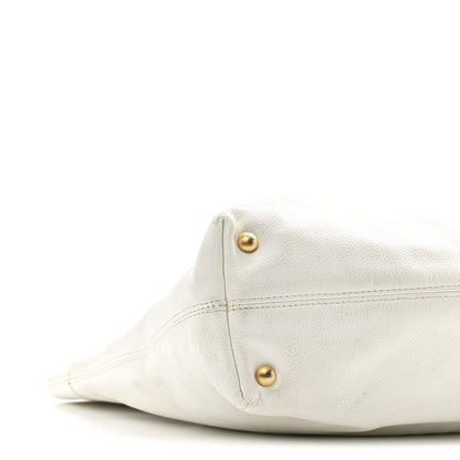 Chanel Caviar CC Timeless Tote White 9 of 10