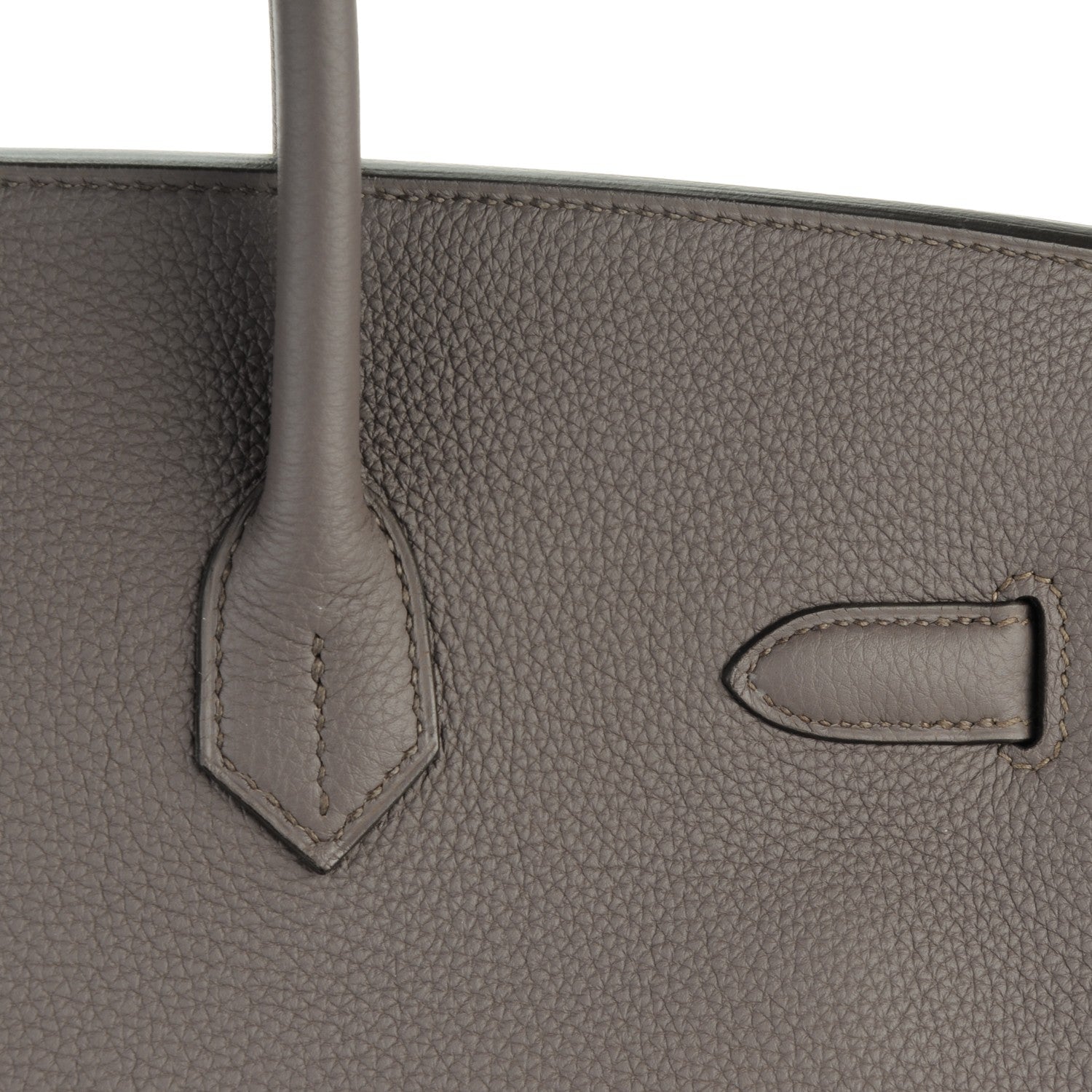 Hermes Togo Birkin 35 Etain 19 of 24