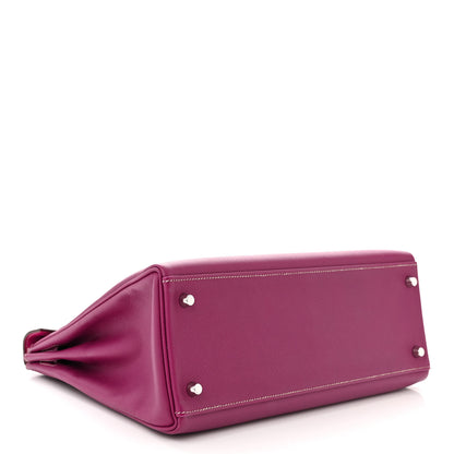 Hermes Epsom Candy Kelly Retourne 32 Tosca Rose Tyrien 4 of 11