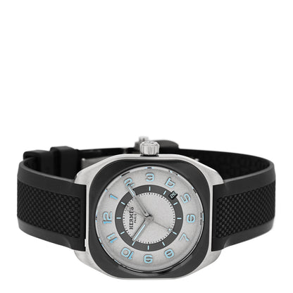 Hermes Titanium Rubber 39mm H08 Automatic Watch Gris Fonce 2 of 5