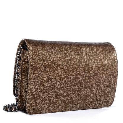 Chanel Metallic Caviar Timeless CC Wallet on Chain WOC Bronze 3 of 8
