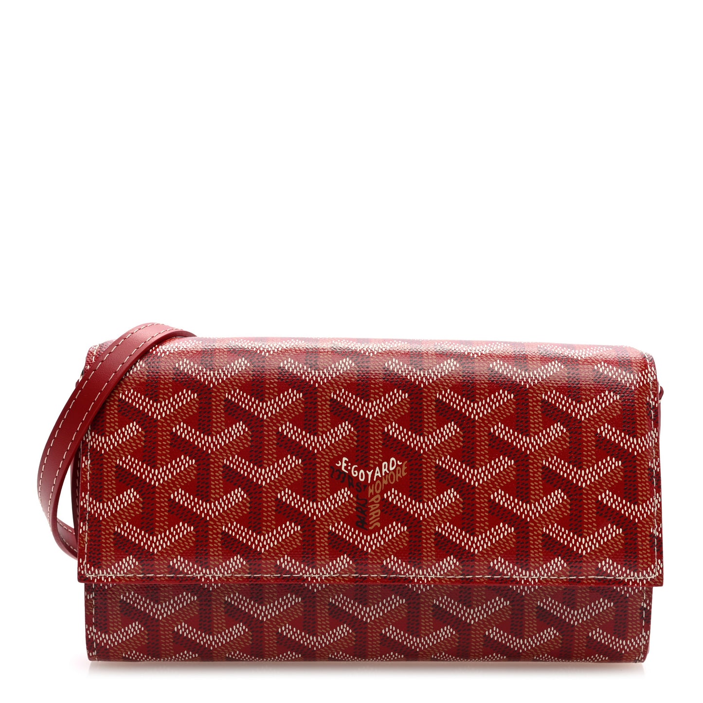 Goyardine Varenne Continental Wallet Red