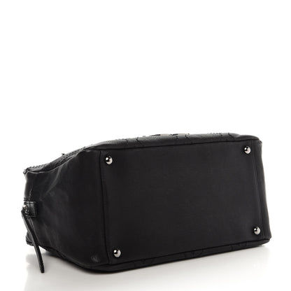 Chanel Calfskin Diamond Stitch Tote Black 4 of 11