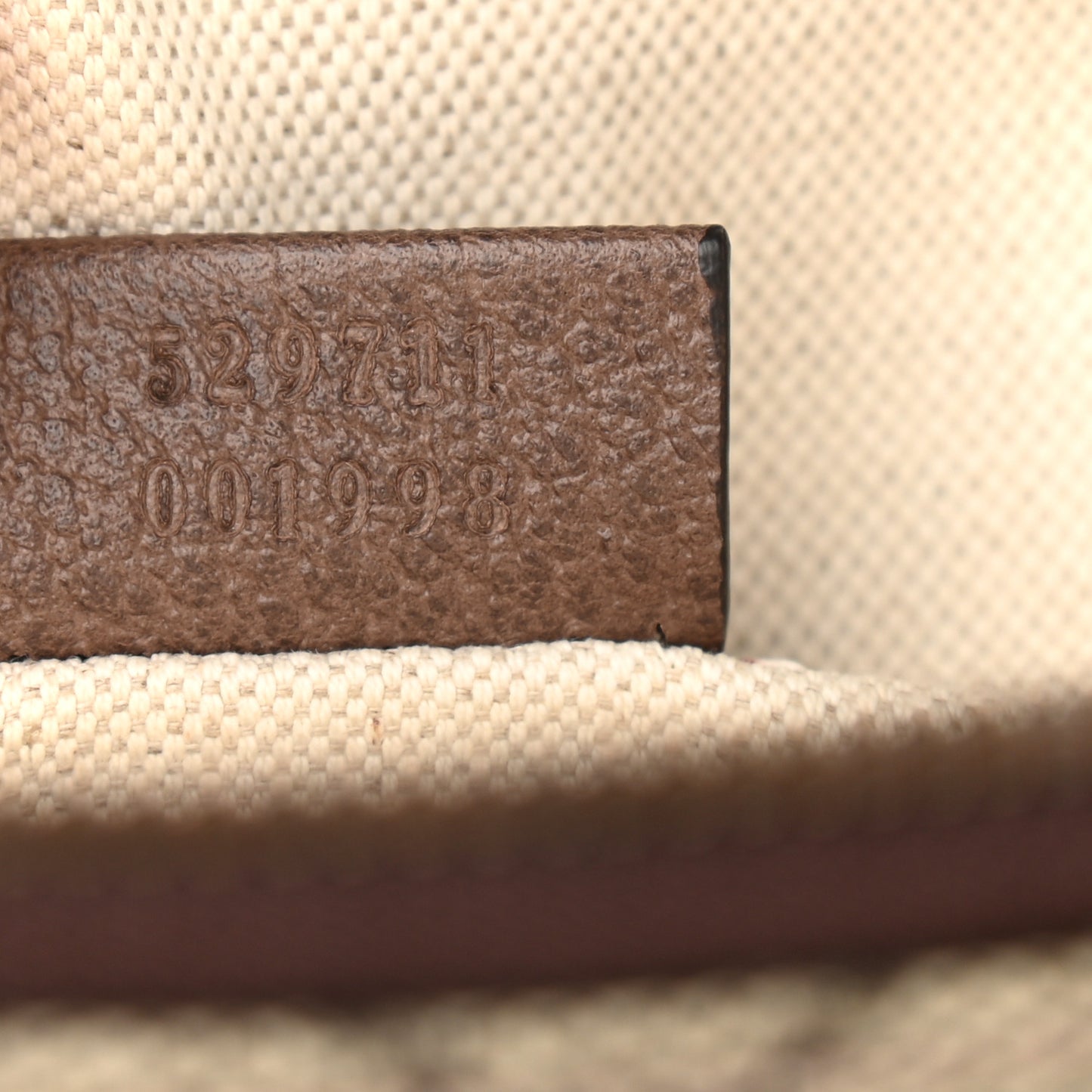 GG Supreme Monogram Courrier Belt Bag Beige New Acero