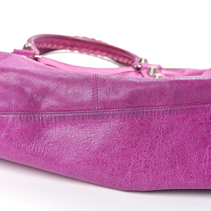 Balenciaga Agneau Giant 21 Silver Hardware Weekender Magenta 30 of 32