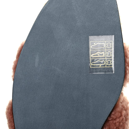 Hermes Woolskin Oran Sandals 38 Rose Aube 8 of 10