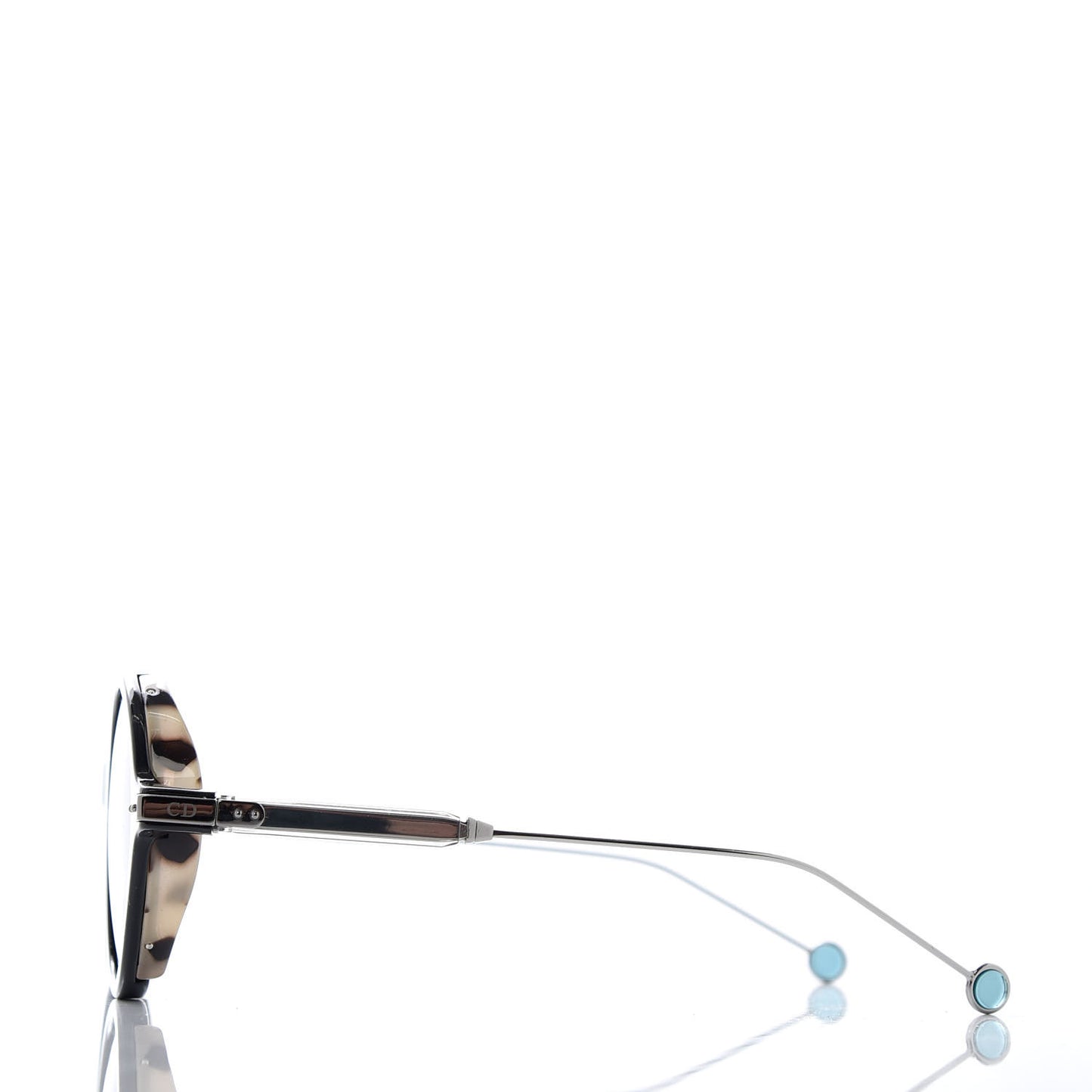 Acetate Umbrage Round Sunglasses Tortoise Black