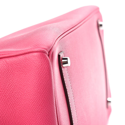 Hermes Epsom Candy Birkin 35 Rose Tyrien Rubis 8 of 33