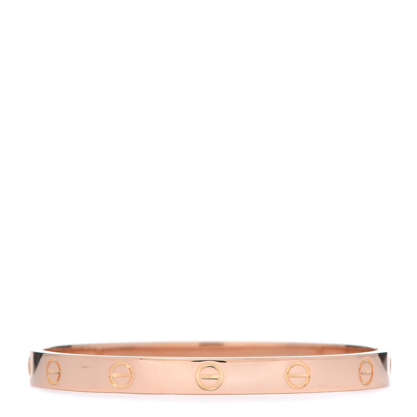 18K Pink Gold LOVE Bracelet 17