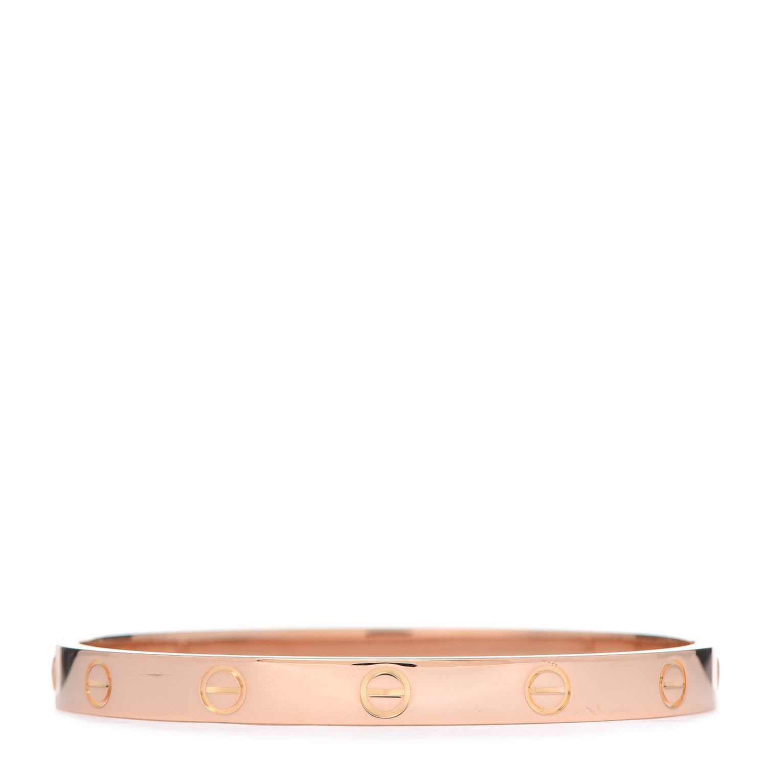 Cartier 18K Pink Gold LOVE Bracelet 17 3 of 6