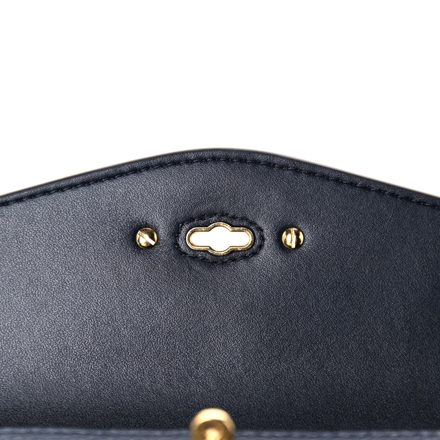 Mulberry Small Classic Grain Darley Cosmetic Pouch Navy 12 of 13