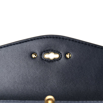 Mulberry Small Classic Grain Darley Cosmetic Pouch Navy 12 of 13