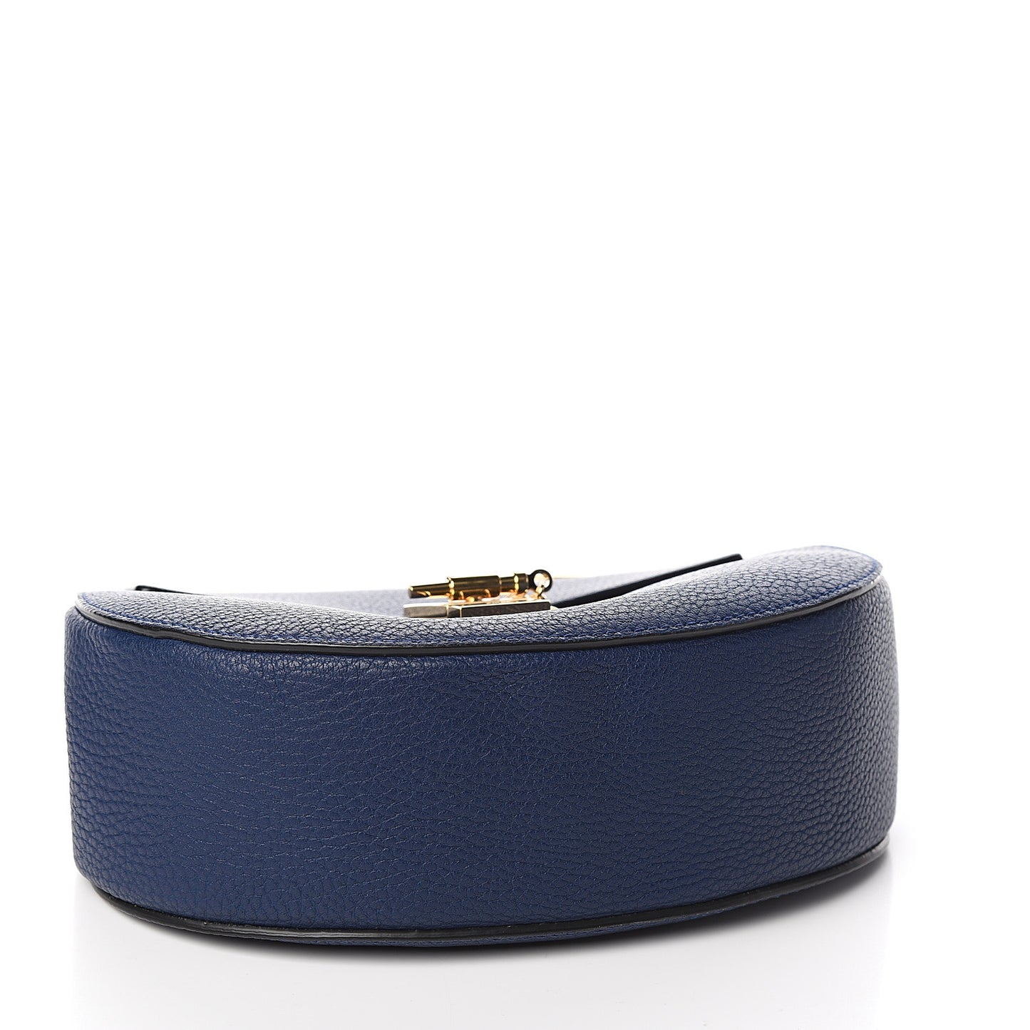 Grained Lambskin Drew Shoulder Bag Royal Navy