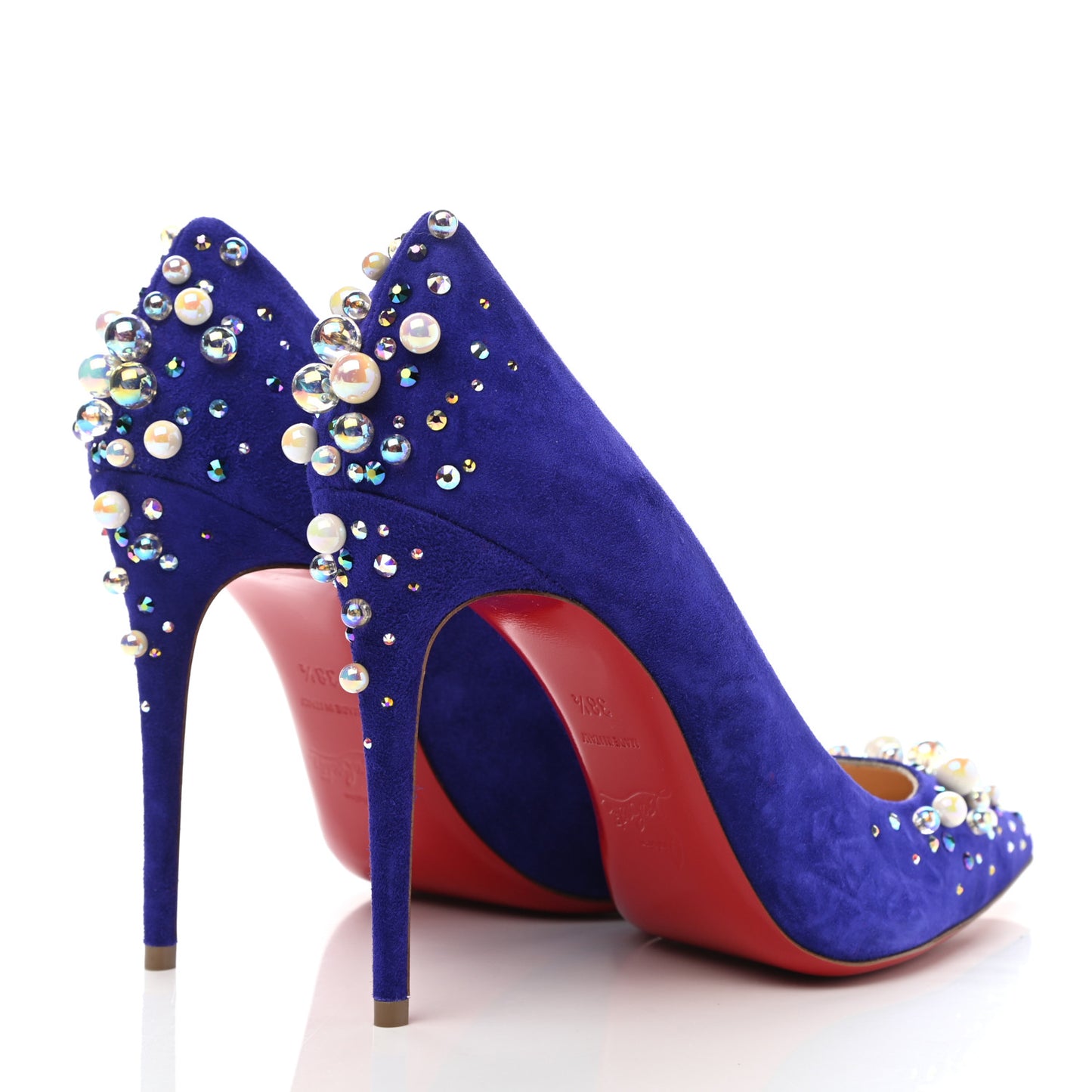 Veau Velours Candidate 100 Pumps 38.5 Purple Pop
