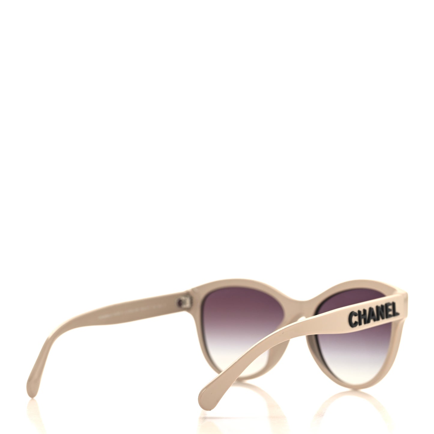 Acetate Pantos Logo Sunglasses 5458-A Beige