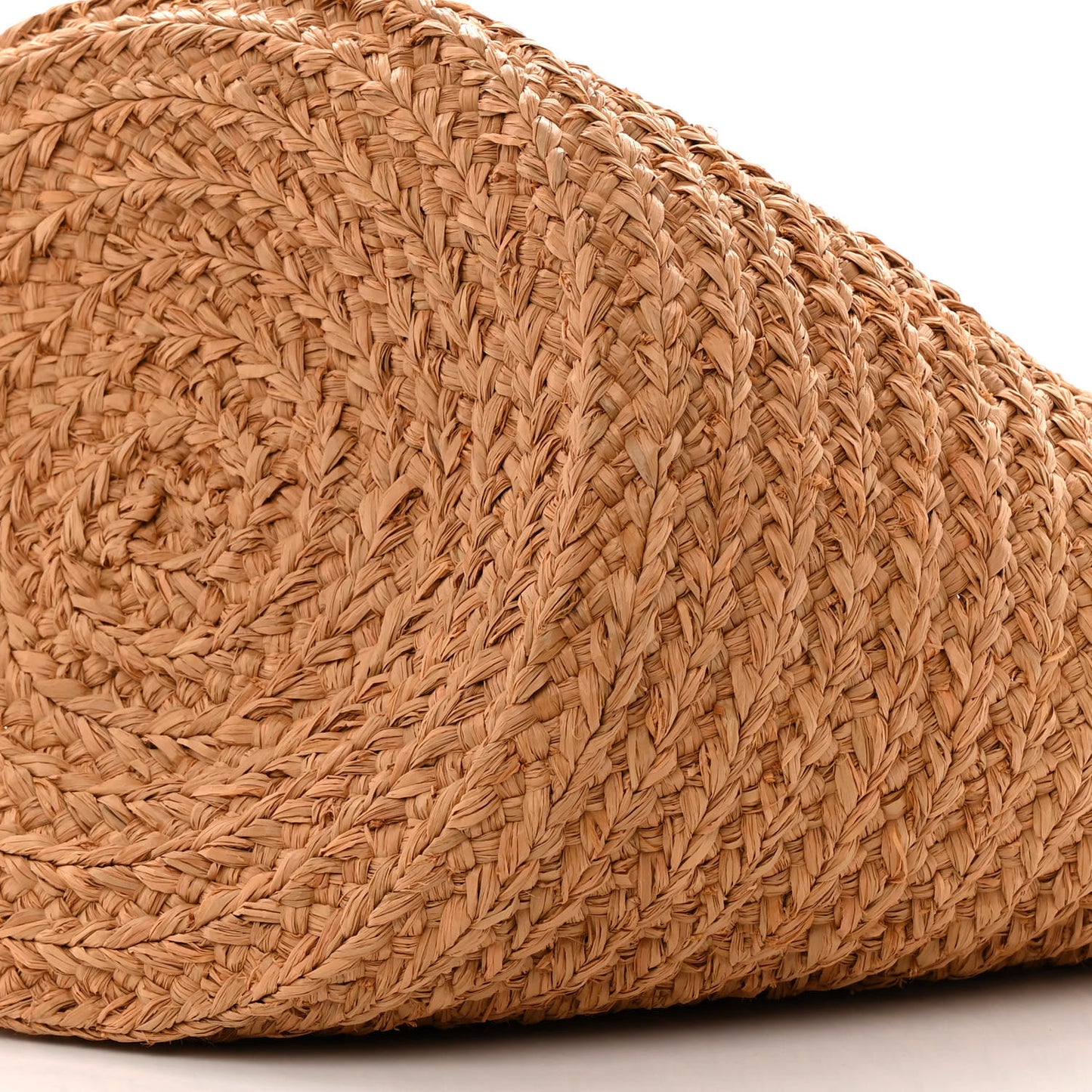 Raffia Calfskin Medium Panier Tote