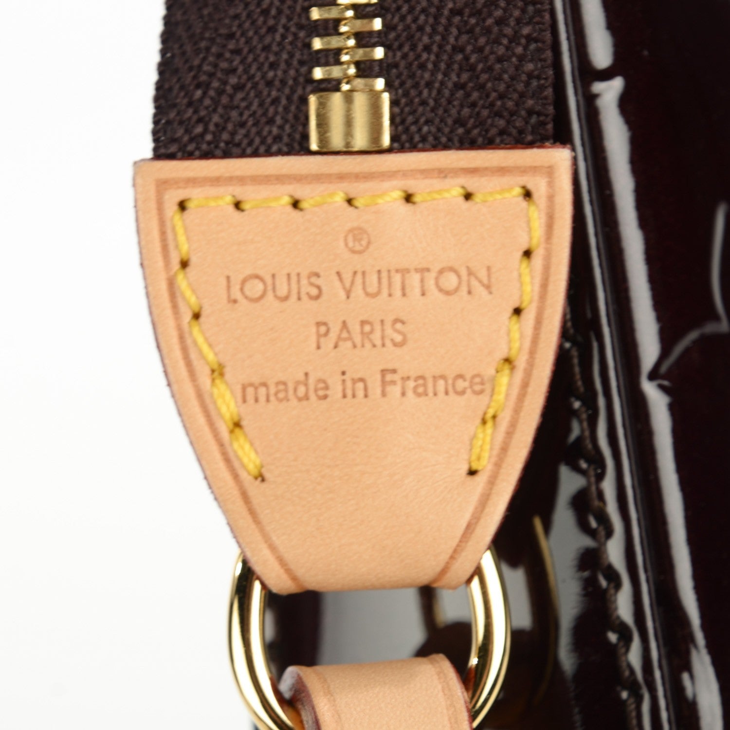 Louis Vuitton Vernis Pochette Accessories NM Amarante 5 of 7