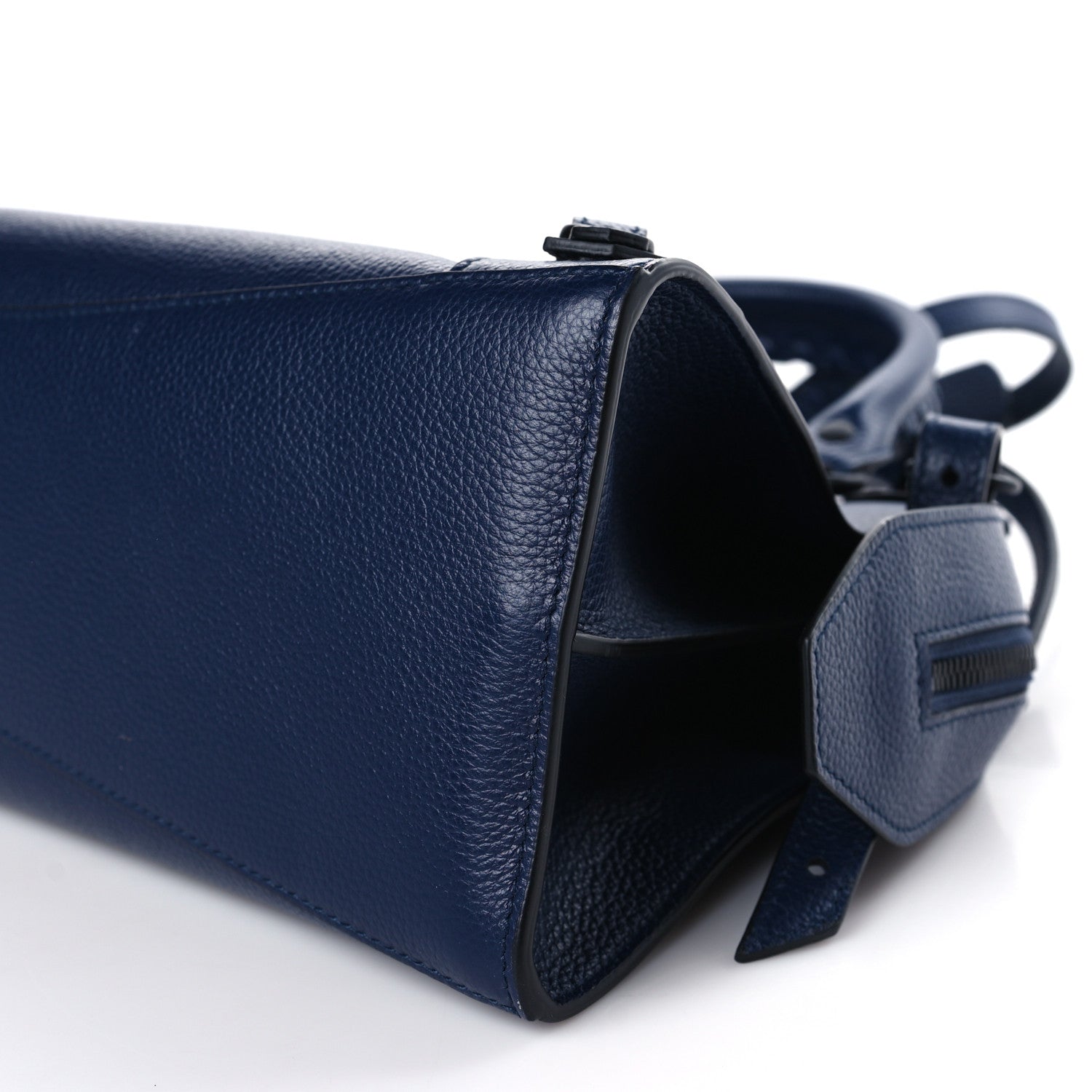 Balenciaga Grained Calfskin Black Hardware Neo Classic City Navy 9 of 9