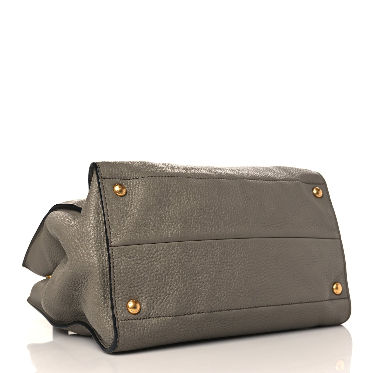 Vitello Daino Shopping Tote Argilla