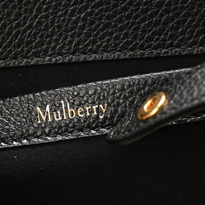 Mulberry Small Classic Grain Calfskin Mini Bayswater Backpack Black 5 of 9