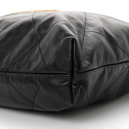 Chanel Shiny Calfskin Quilted Chanel 22 Black 11 of 13