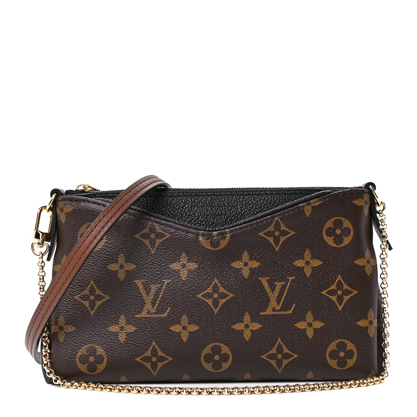Monogram Pallas Clutch Black