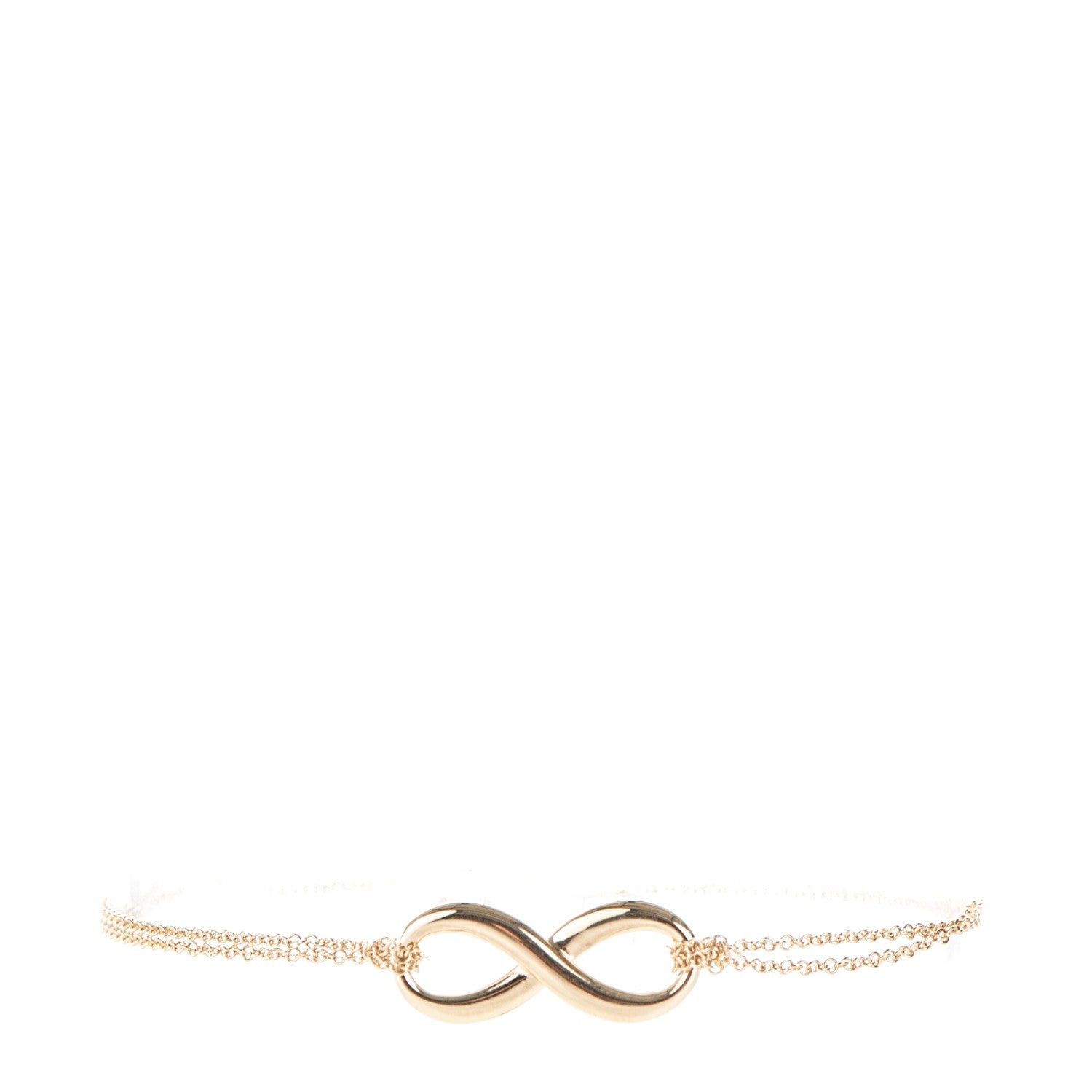 Tiffany 18K Yellow Gold Infinity Bracelet 1 of 6