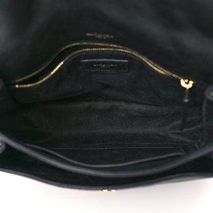 Saint Laurent Lambskin Matelasse Monogram Medium Niki Chain Satchel Black 5 of 11
