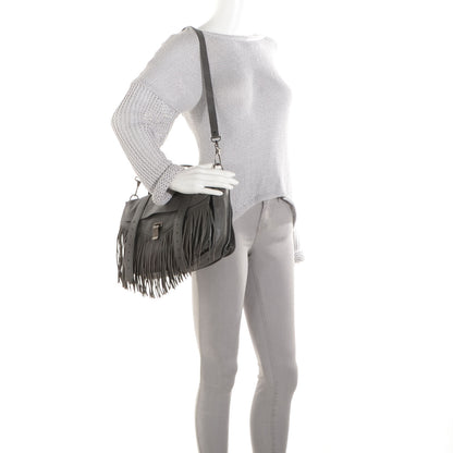 Proenza Schouler Lambskin PS1 Fringed Large Satchel London 2 of 13