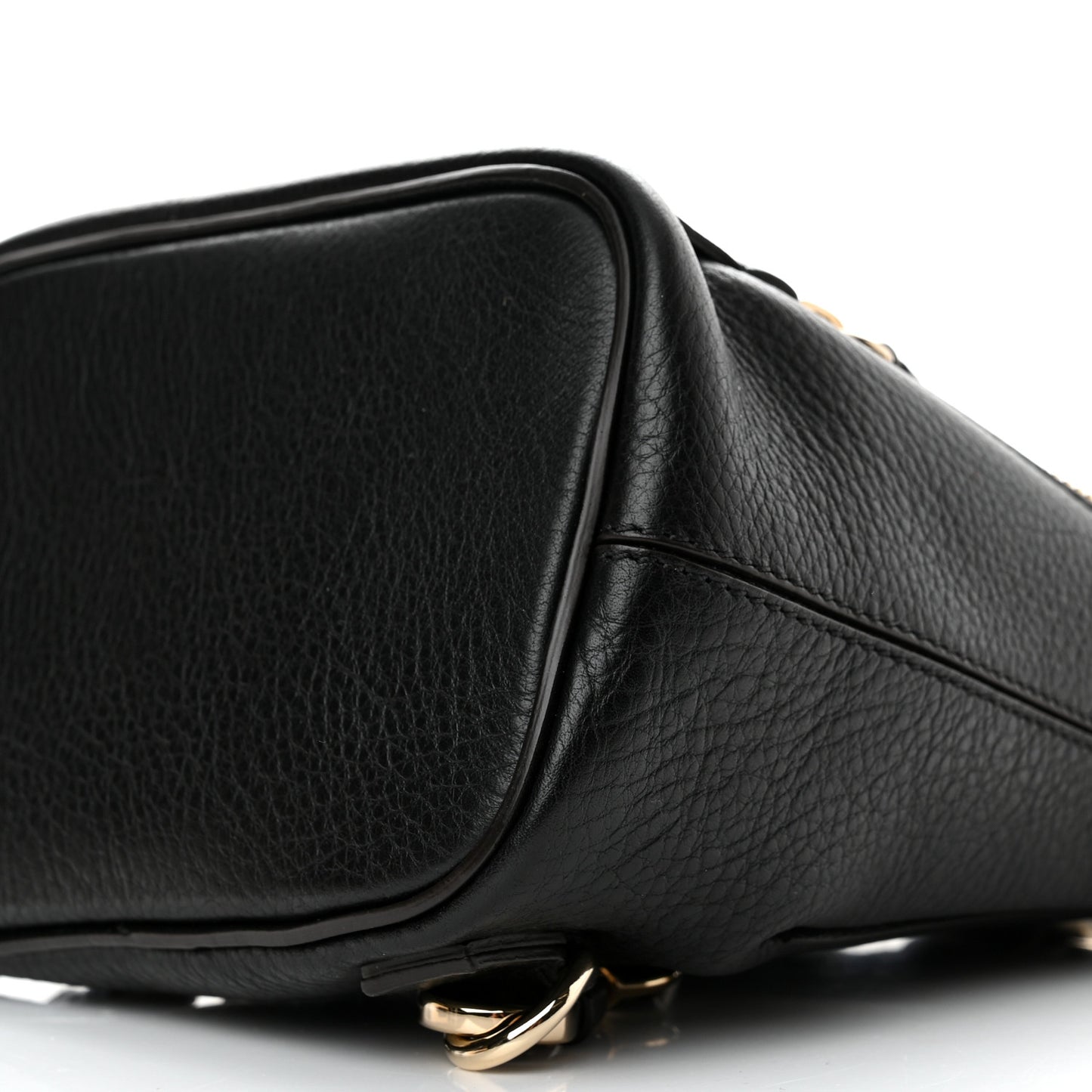 Suede Calfskin Mini Faye Backpack Black