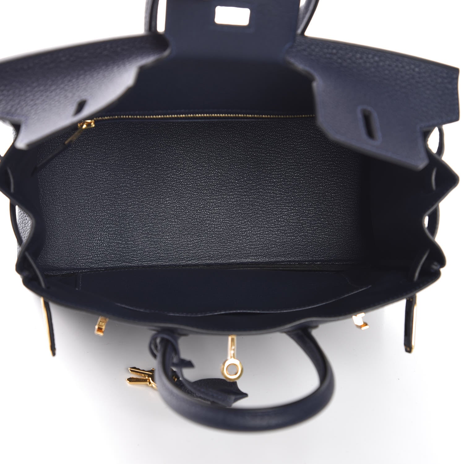 Hermes Togo Birkin 25 Bleu Nuit 9 of 38