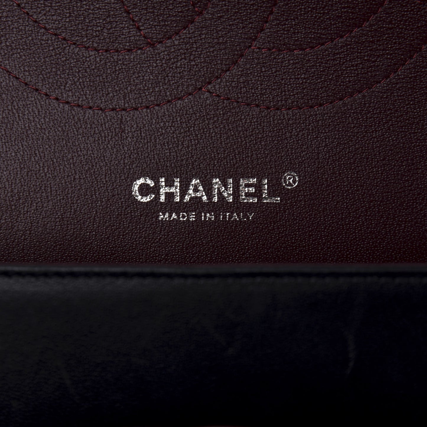 Lambskin Quilted Jumbo Double Flap Black
