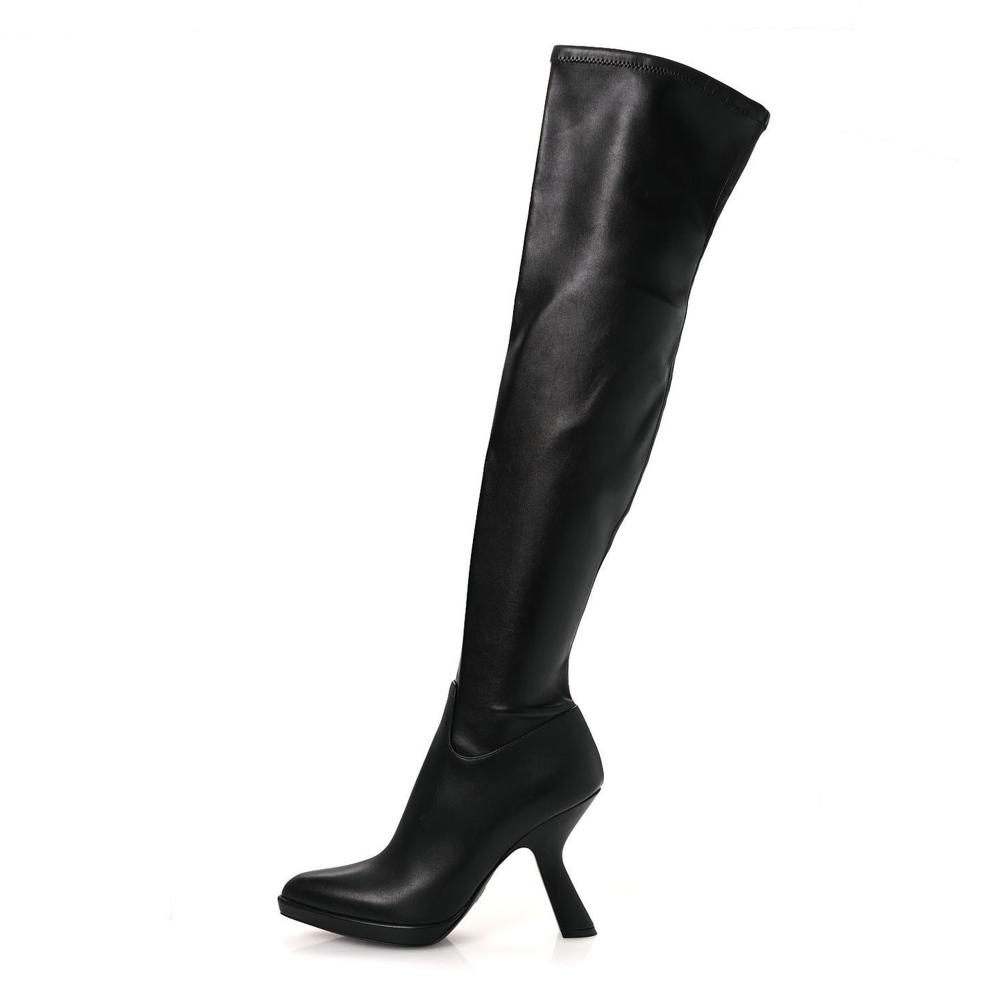 Nappa Knee High Boots 38.5 Black