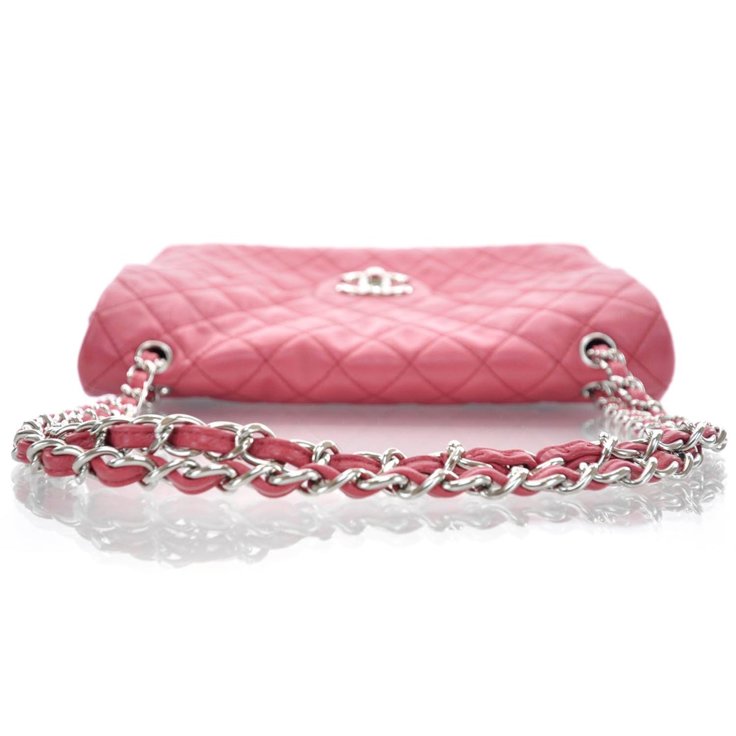 Caviar Maxi Flap Fuchsia
