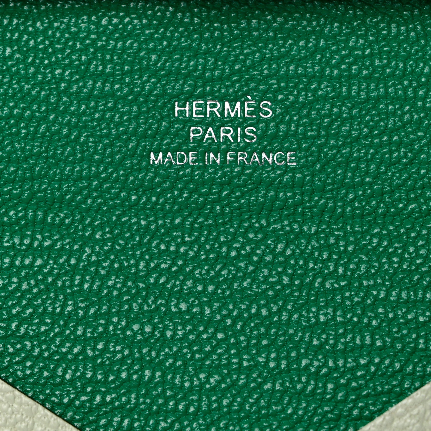 Hermes Chevre Mysore Bastia Verso Coin Purse Vert Fizz Menthe 6 of 8