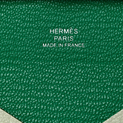 Hermes Chevre Mysore Bastia Verso Coin Purse Vert Fizz Menthe 6 of 8