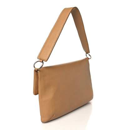 Chanel Lambskin Mademoiselle Chocolate Bar Shoulder Bag Beige 3 of 12