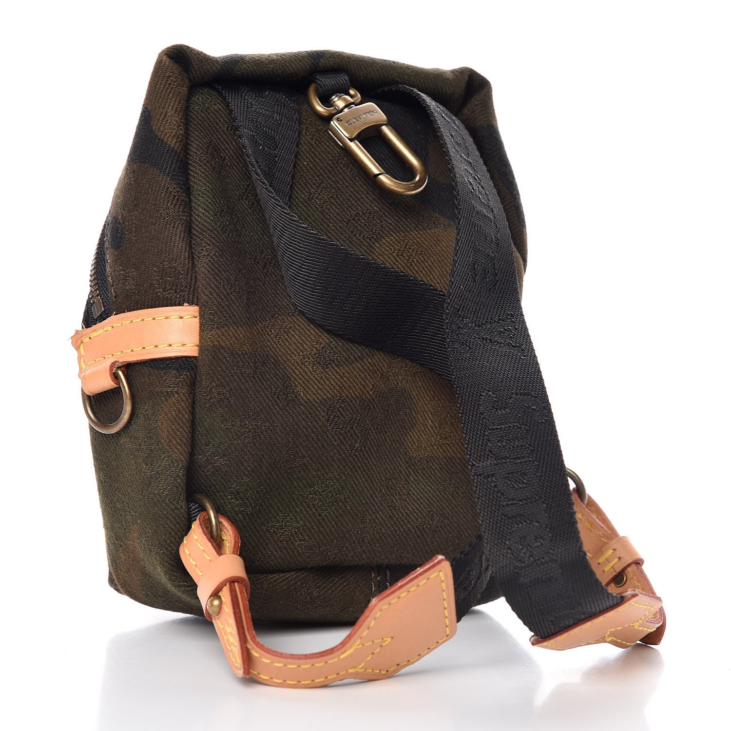 Louis Vuitton X SUPREME Camouflage Nano Apollo Backpack Bag Charm 3 of 14