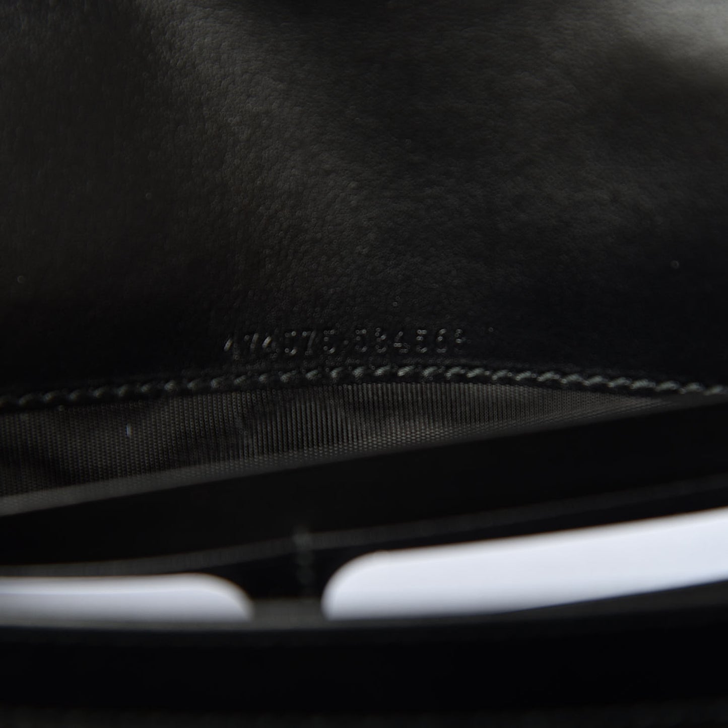 Calfskin Matelasse GG Marmont Chain Wallet Black