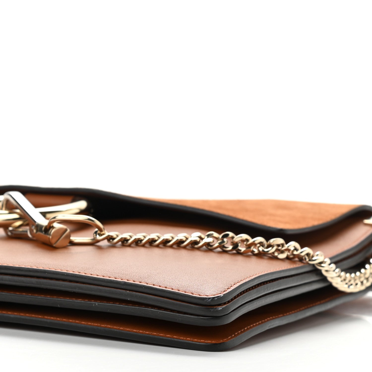 Chloe Suede Calfskin Medium Faye Shoulder Bag Caramel 9 of 10