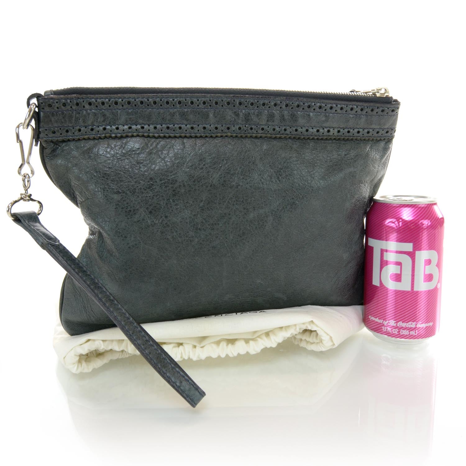 Balenciaga Agneau Covered Giant Handle Flat Clutch 2 of 7