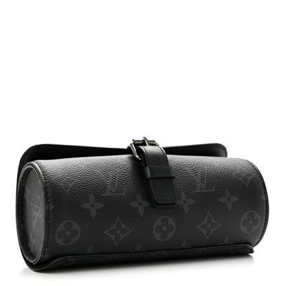 Louis Vuitton Monogram Eclipse 3 Watch Travel Case 5 of 9
