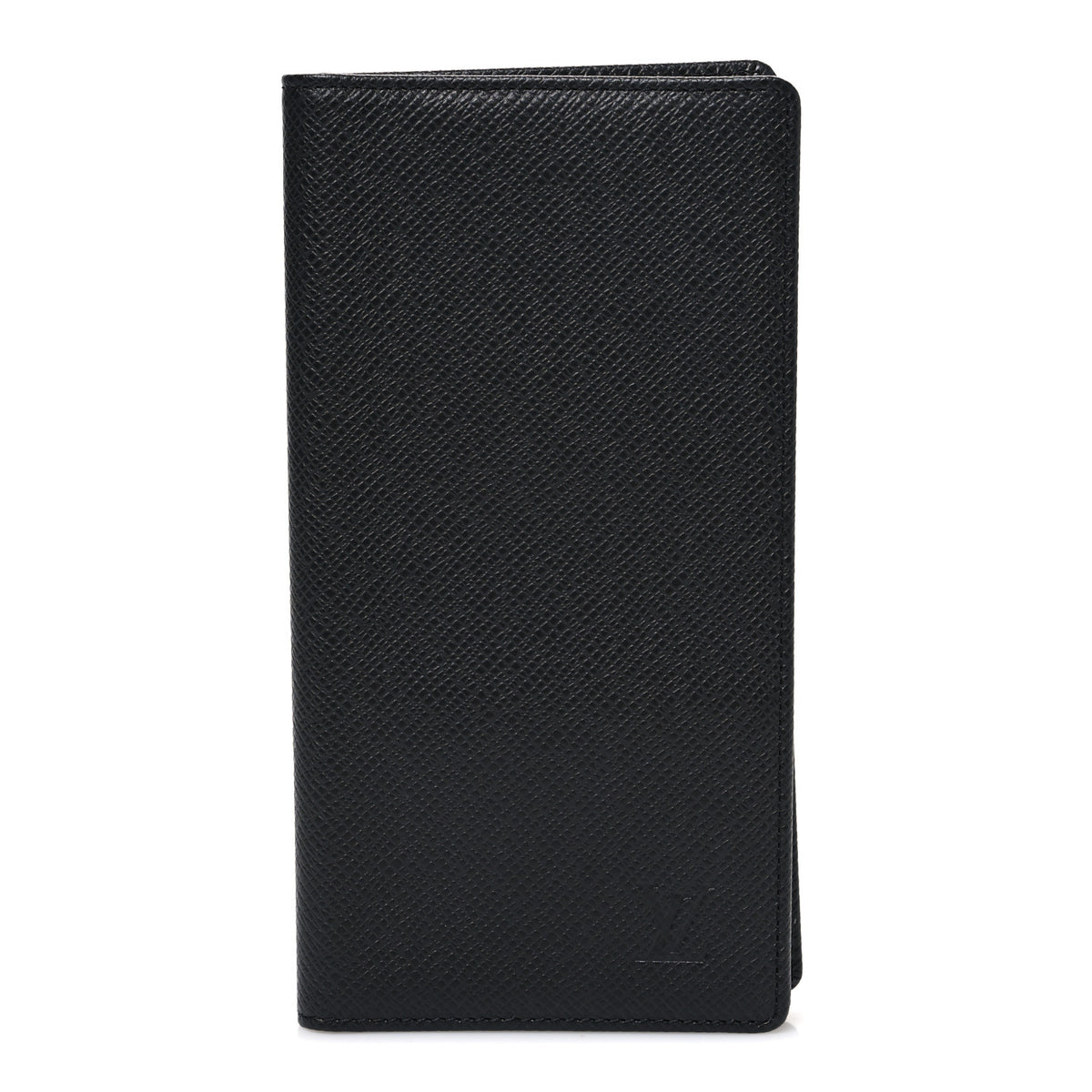 Louis Vuitton Taiga Brazza Wallet Black 1 of 7