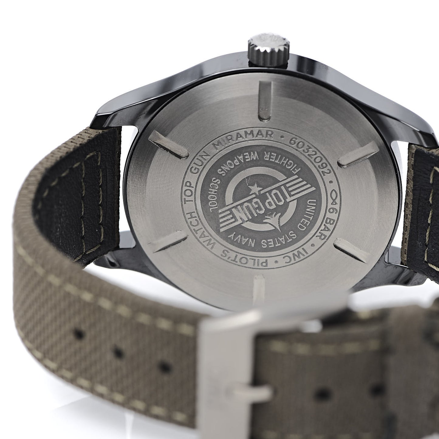 Stainless Steel Ceramic Nylon 41mm Mark XVIII Top Gun Miramar Automatic Watch Khaki IW324702