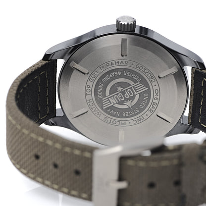IWC Stainless Steel Ceramic Nylon 41mm Mark XVIII Top Gun Miramar Automatic Watch Khaki IW324702 5 of 7