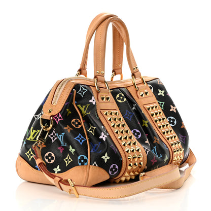 Louis Vuitton Monogram Multicolor Courtney MM Black 3 of 20
